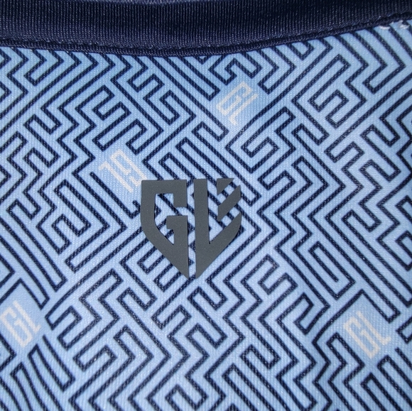 Robert Graham Blue and Black Polka Dot Polo Shirt - Picture 6 of 6